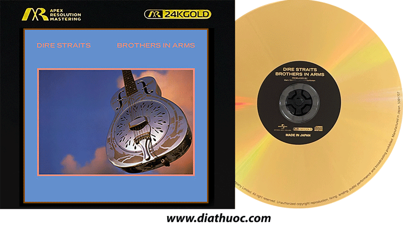 DIRE STRAITS - brothers in arms (24K Gold)